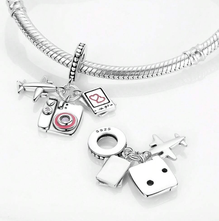 Liora Atelier Travel Moments Camera & Airplane Charm