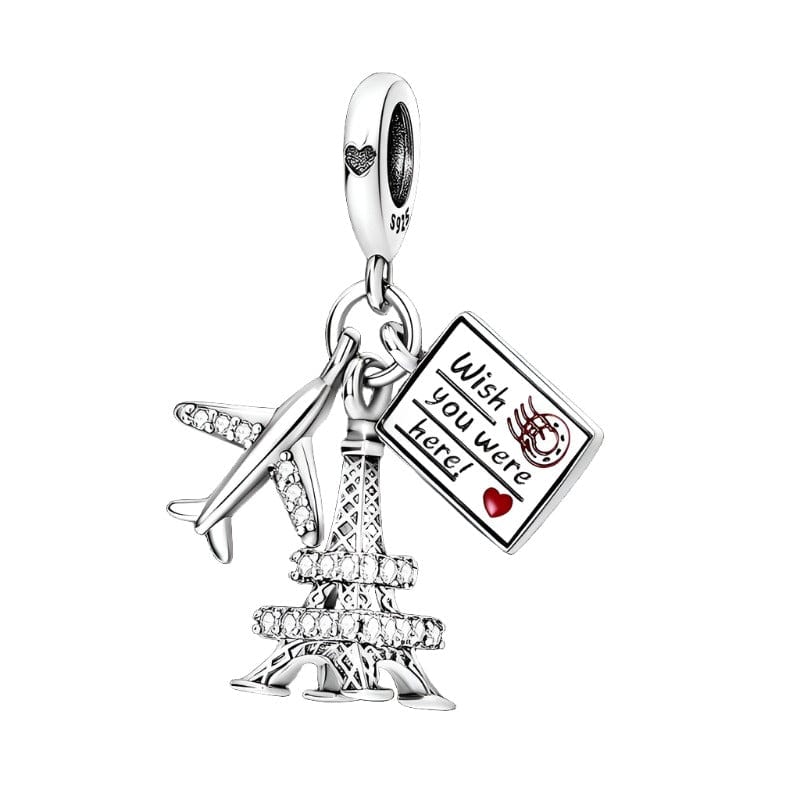 Liora Atelier Travel to Paris Eiffel Tower Love Dangle Charm