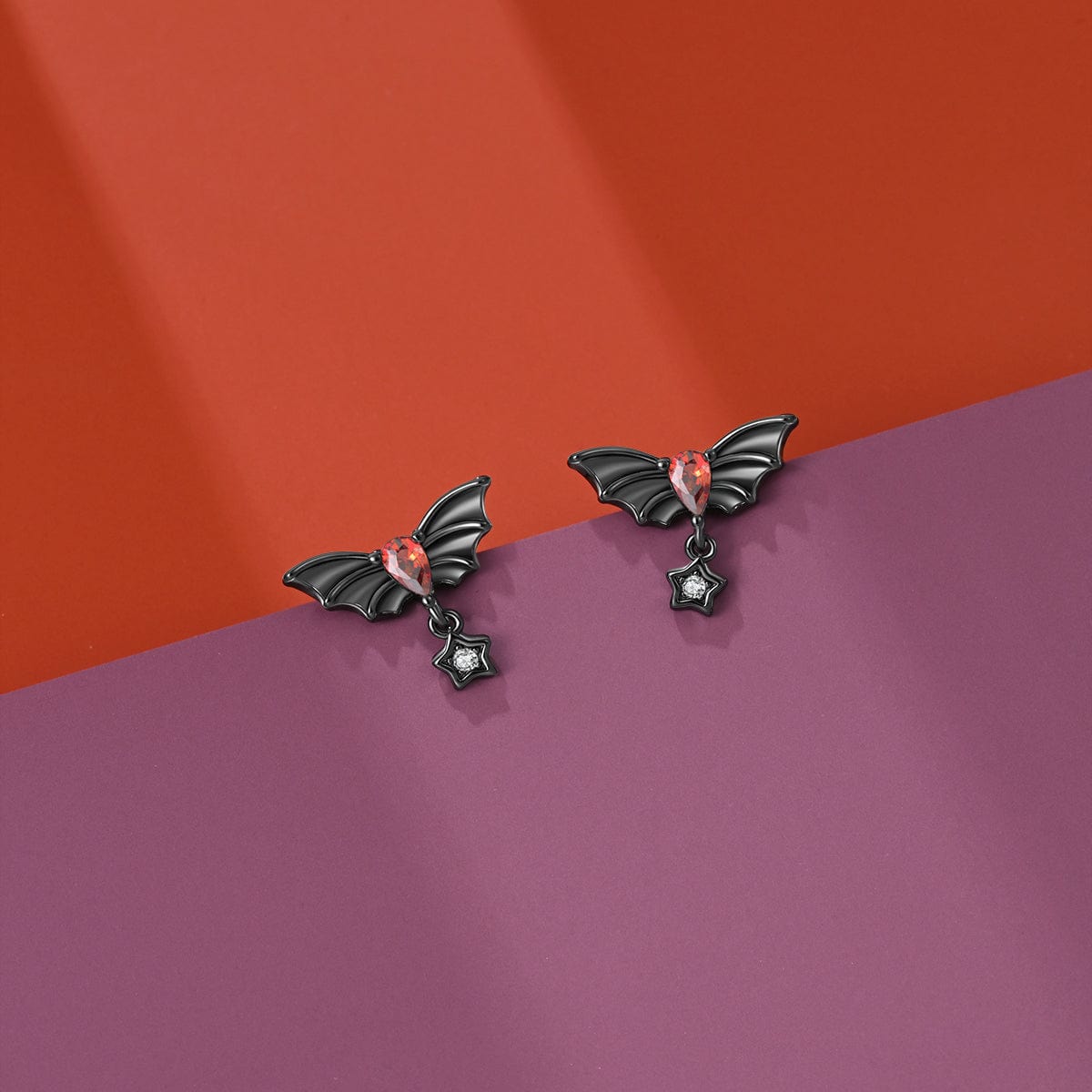 Liora Atelier Twilight Bat Gemstone Drop Earrings