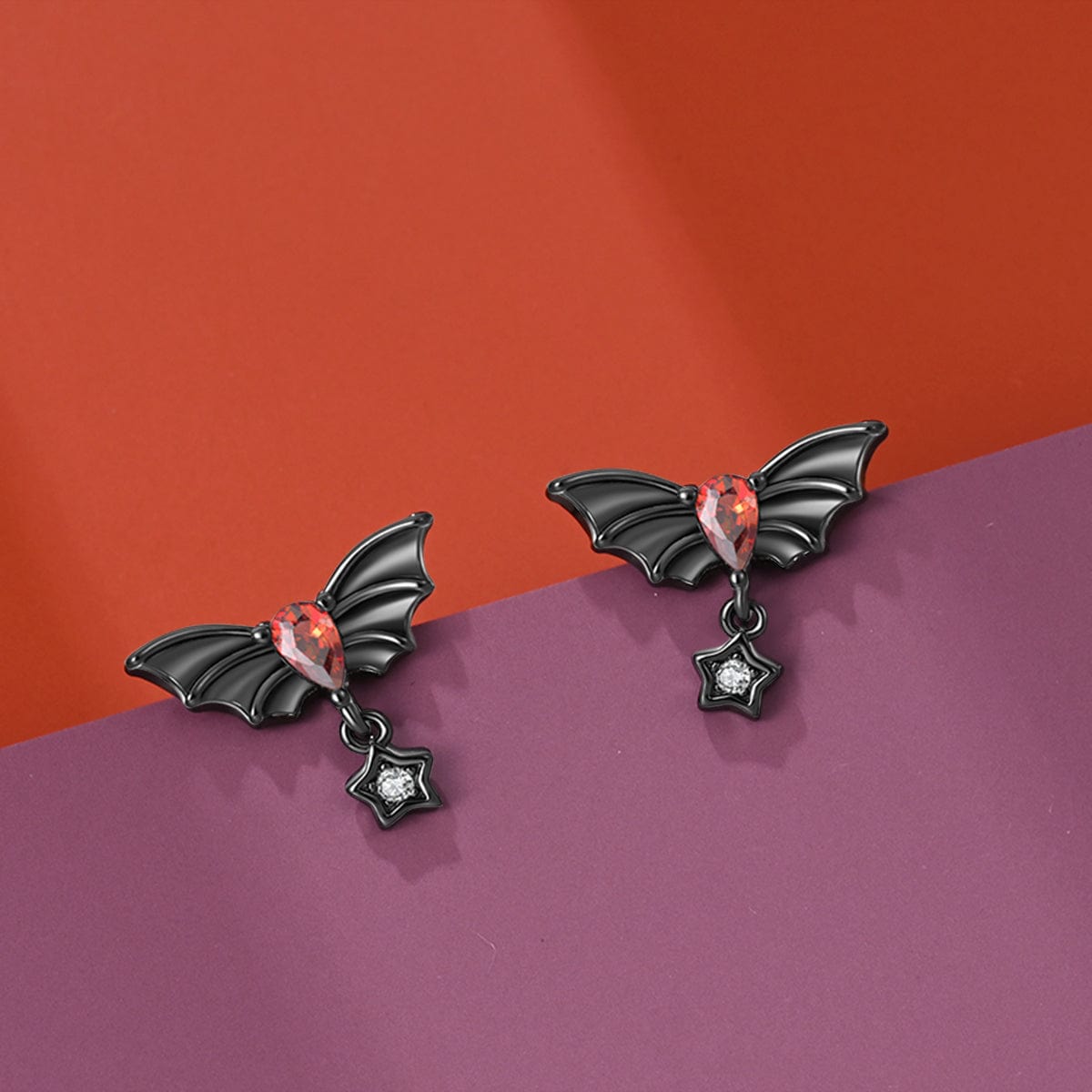 Liora Atelier Twilight Bat Gemstone Drop Earrings