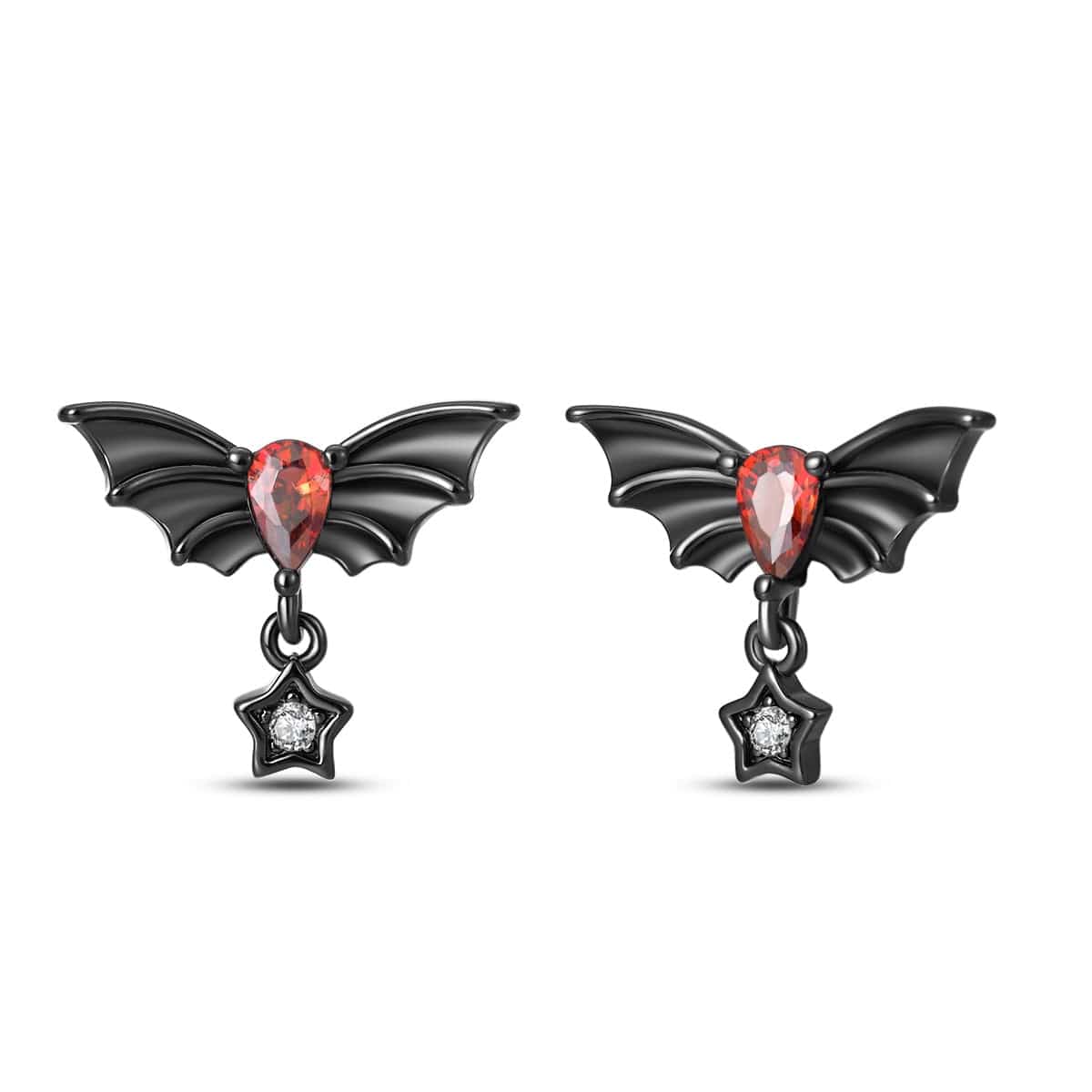 Liora Atelier Twilight Bat Gemstone Drop Earrings
