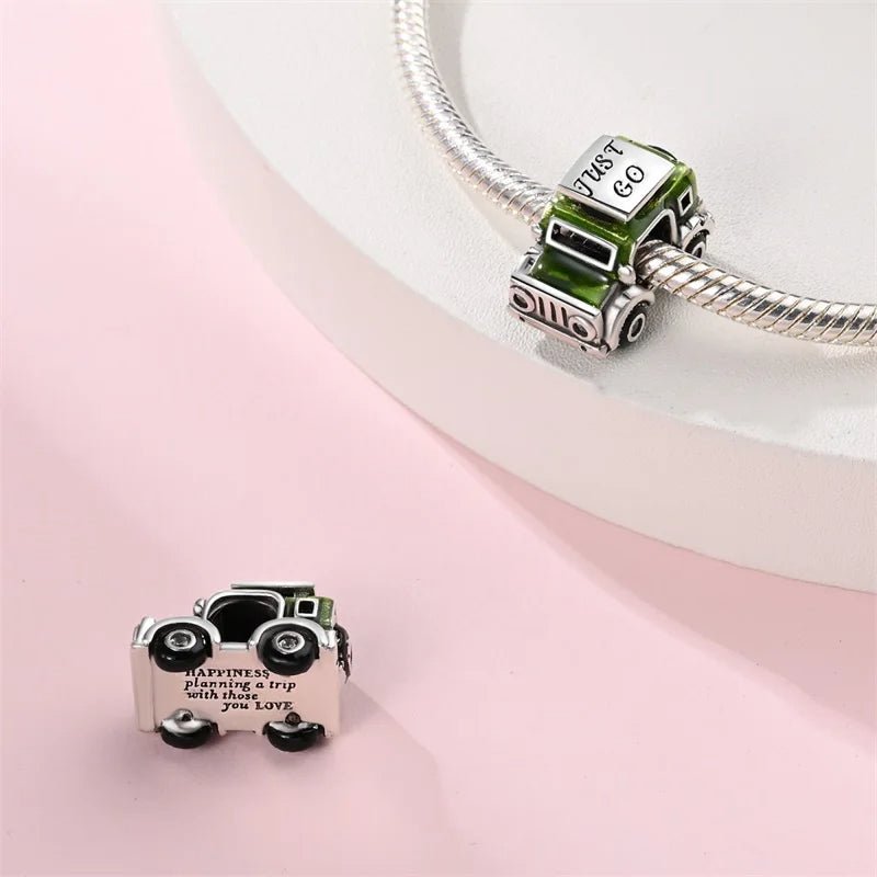 Liora Atelier Adventure On The Road Two - tone Car Charm