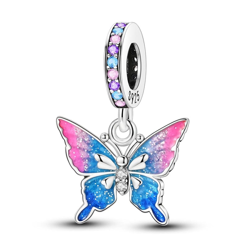Liora Atelier Two - tone Butterfly Dangle Charm