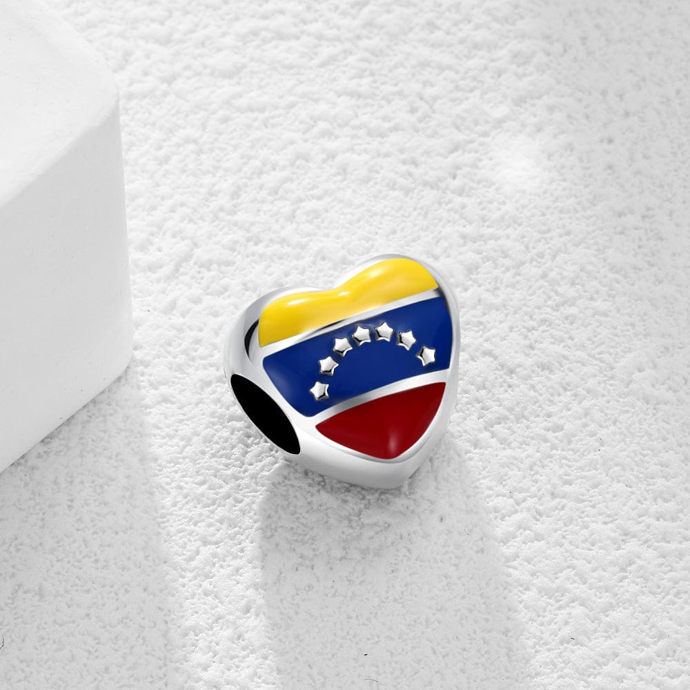 Liora Atelier Venezuela Flag Heart - Shaped Charm