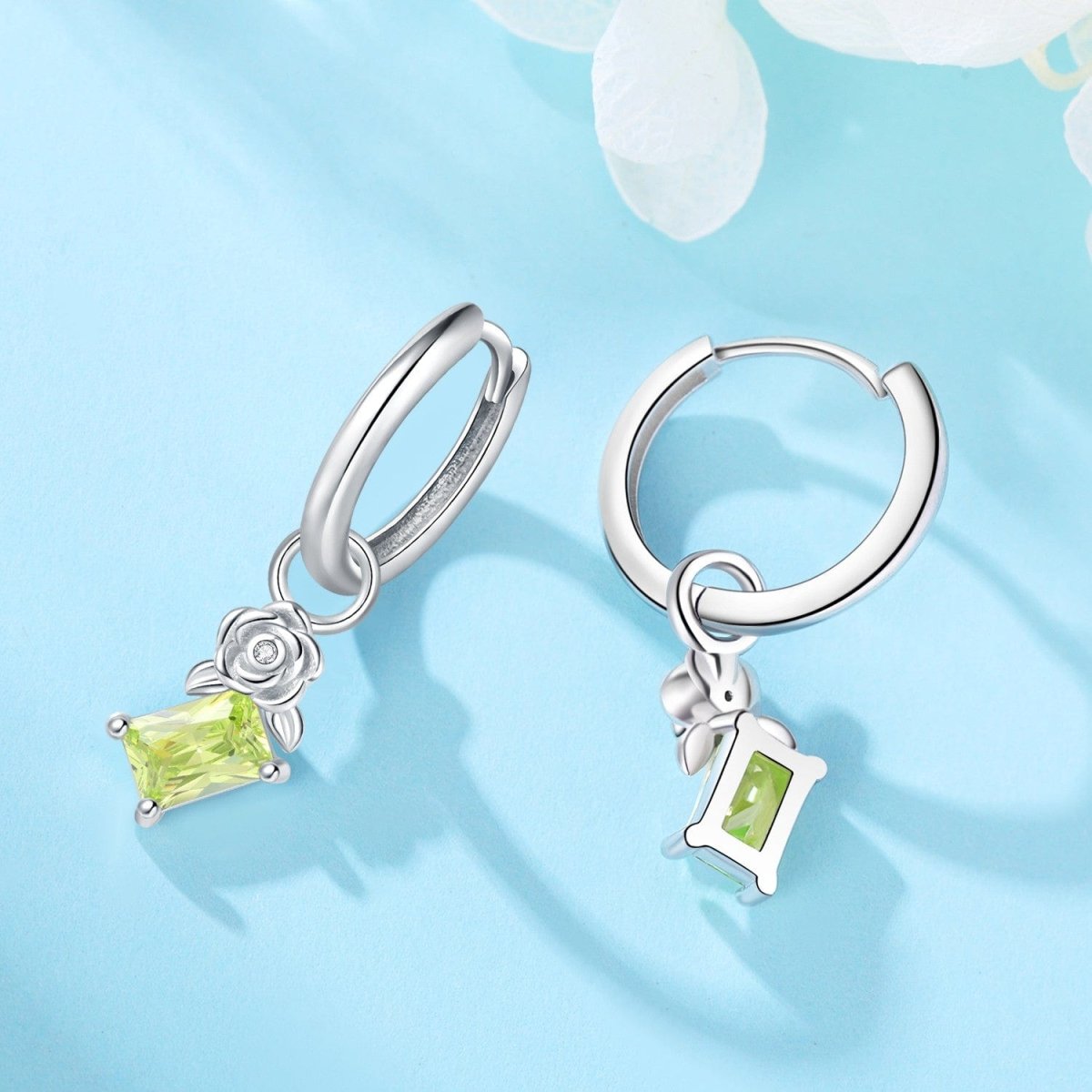 Liora Atelier Verdant Blossom Hoop Earrings