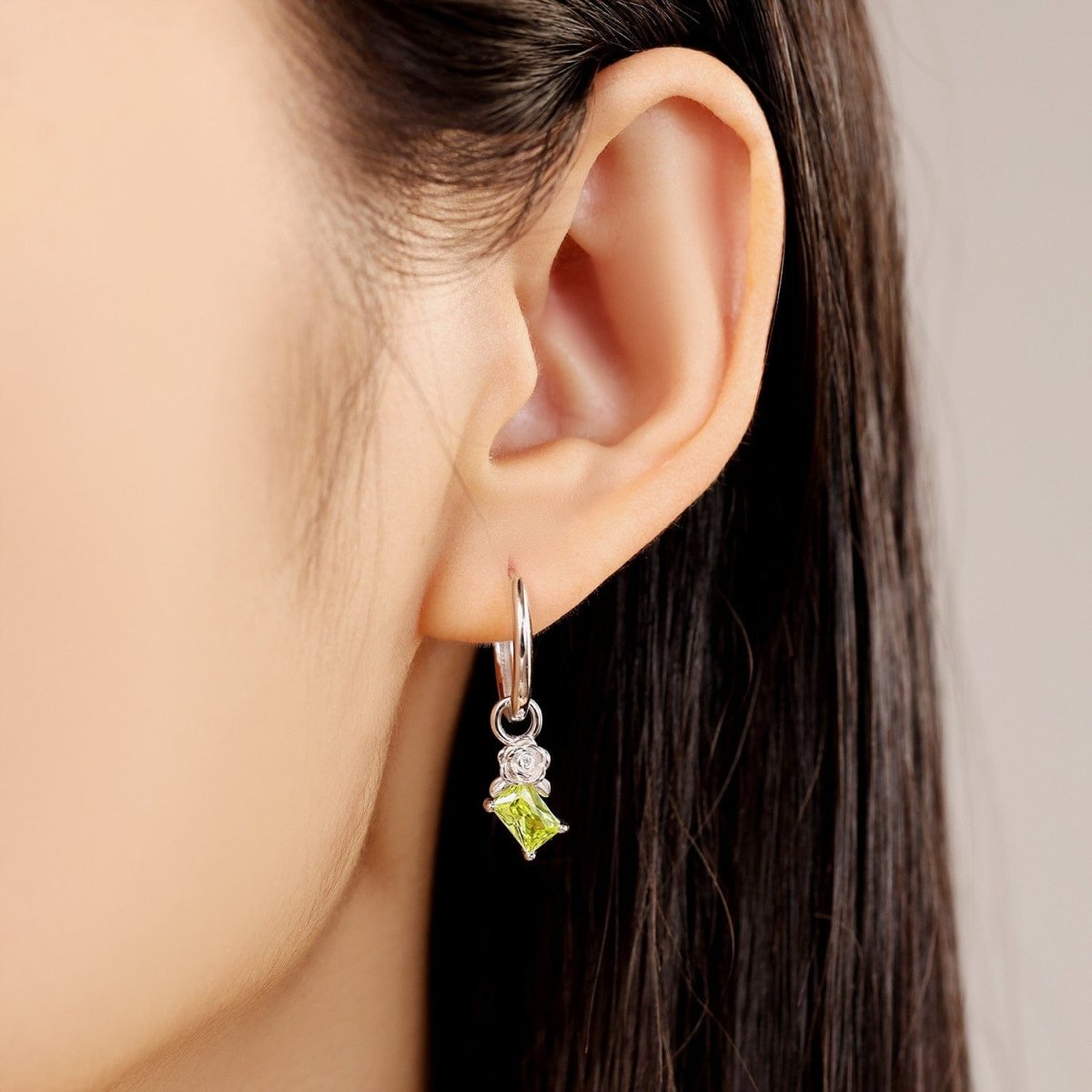 Liora Atelier Verdant Blossom Hoop Earrings