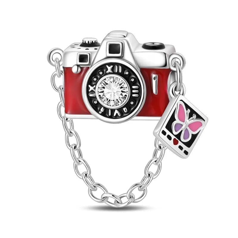 Liora Atelier Vintage Camera with Butterfly Film Accent Charm