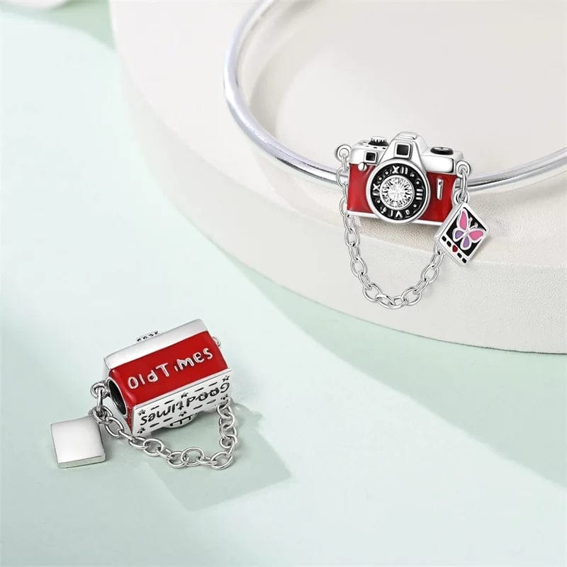 Liora Atelier Vintage Camera with Butterfly Film Accent Charm