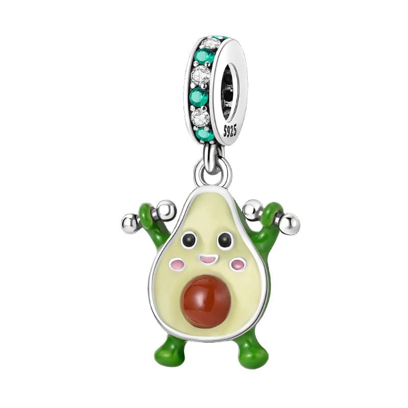Liora Atelier Weight Lifting Gym Fitness Avocado Charm
