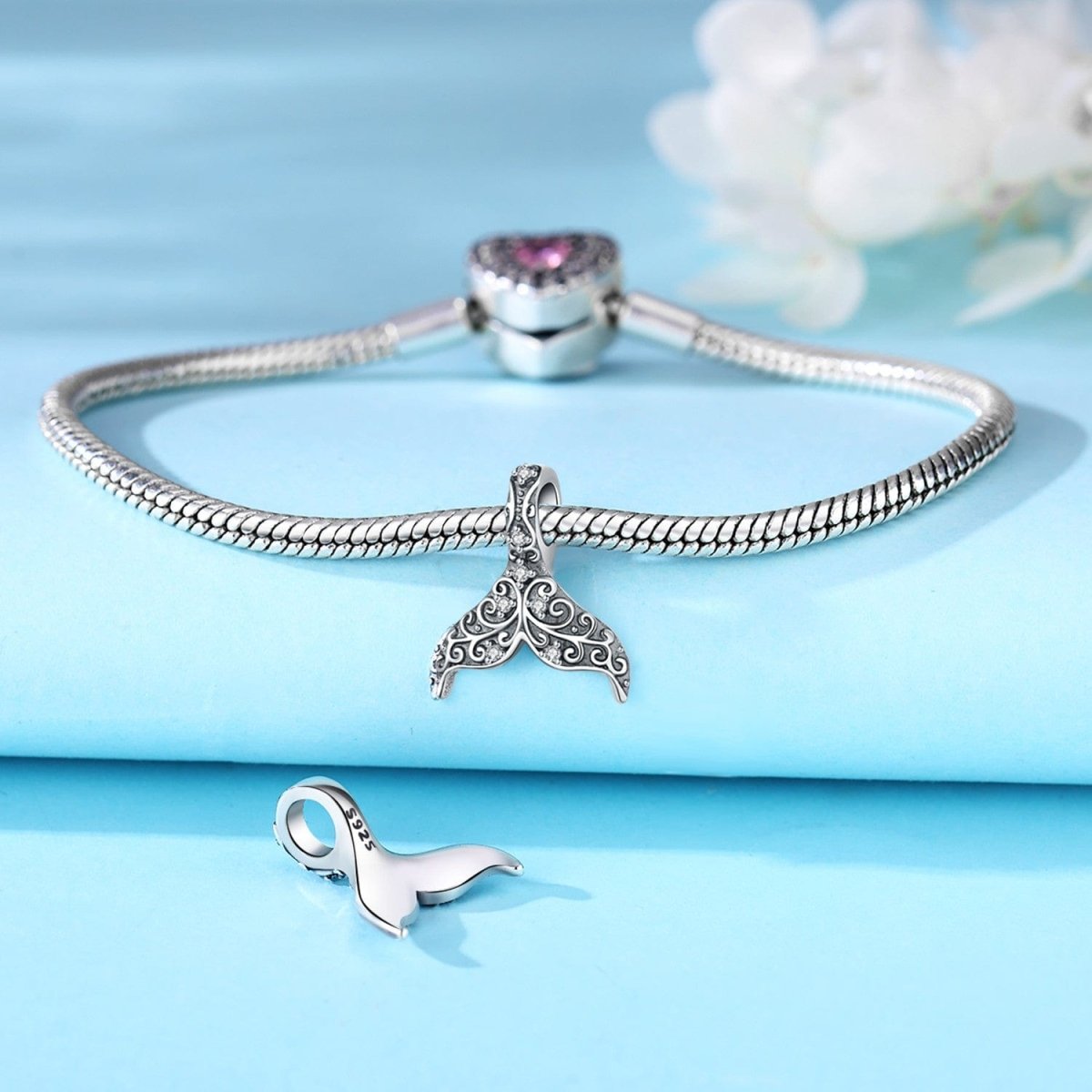 Liora Atelier Whale Tail Pendant Charm