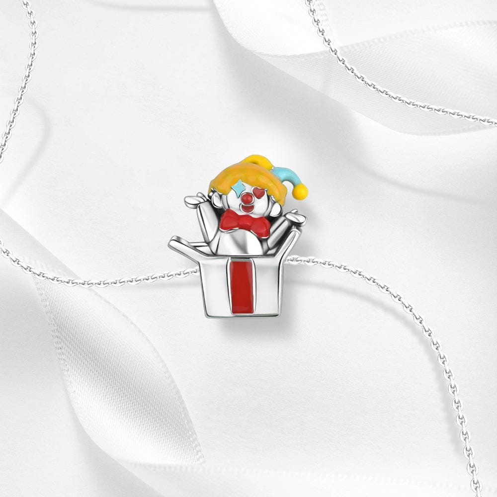 Liora Atelier Whimsical Jack - in - the - Box Charm with Colorful Accents