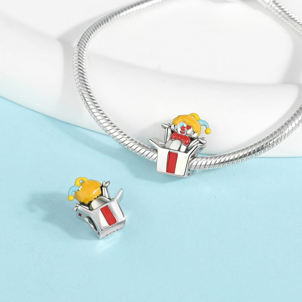 Liora Atelier Whimsical Jack - in - the - Box Charm with Colorful Accents
