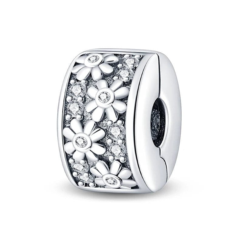 Liora Atelier White Daisy Flower Spacer Charm