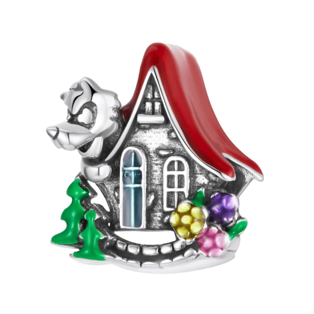 Liora Atelier Wolf and Grandma’s Cottage Fairy Tale Charm