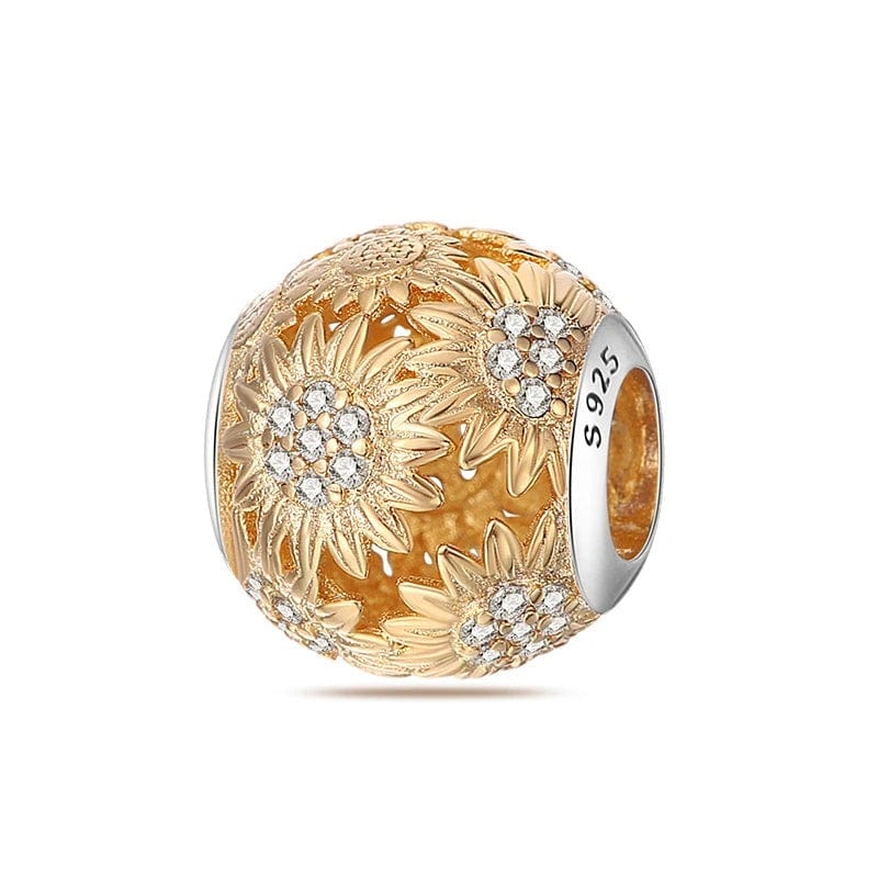 Liora Atelier Yellow Sunflower Gold Charm
