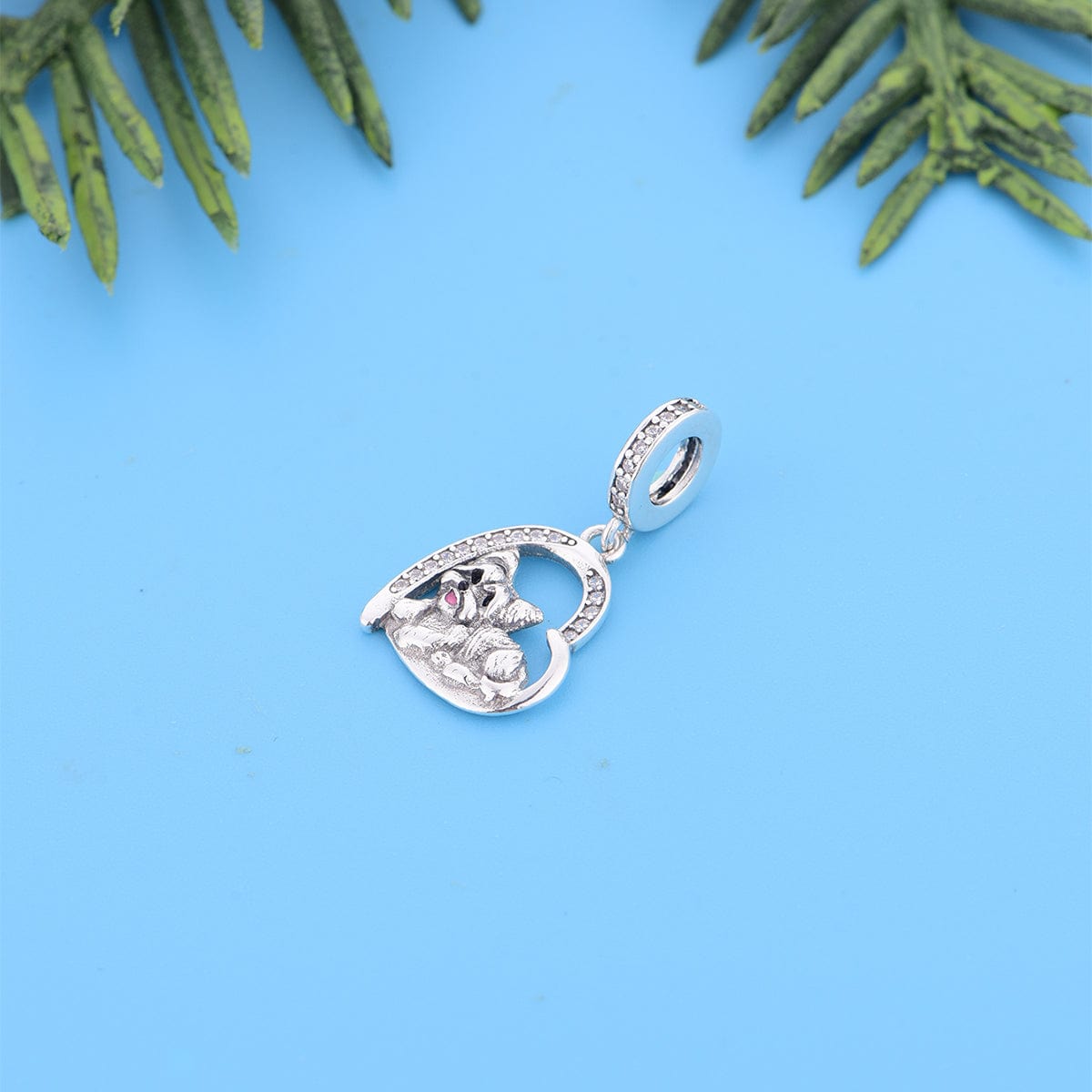 Liora Atelier Yorkie Love Heart Charm